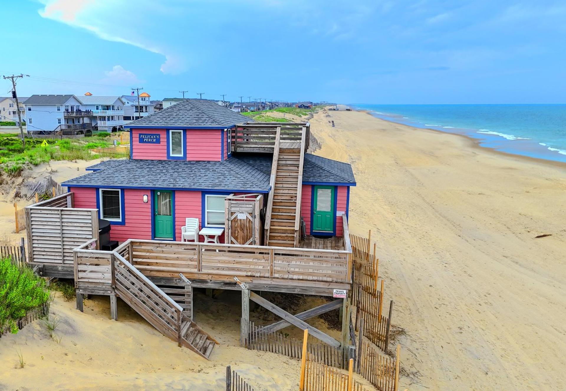 4102 Pelicans Perch: The Iconic Obx Oceanfront Kitty Hawk Exterior foto